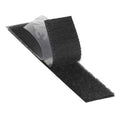 Reclosable Fastener, Acrylic Adhesive, 150 ft, 2 in W, Black
