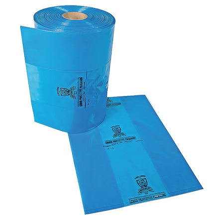 VCI Bags, 23"" x 17"", 4 mil, Blue, None, 100 PK