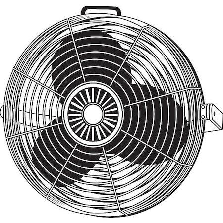 Fan, 12 in Blade Dia, 120V