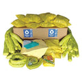 Spill Kit, 78 gal Volume Absorbed per Kit, 95 gal Capacity, Box, Brown