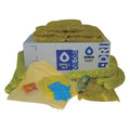 Spill Kit, 20 gal Volume Absorbed per Kit, 30 gal Capacity, Box, Brown
