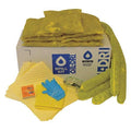 Spill Kit, 21 gal Volume Absorbed per Kit, 20 gal Capacity, Box, Brown