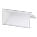 Clear Plastic Label Holder, 3 in L, 1 29/64 in W