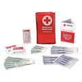 First Aid Kit and Housing, PVC Vinyl Pocket Pack, 18 Components, 5 People Served