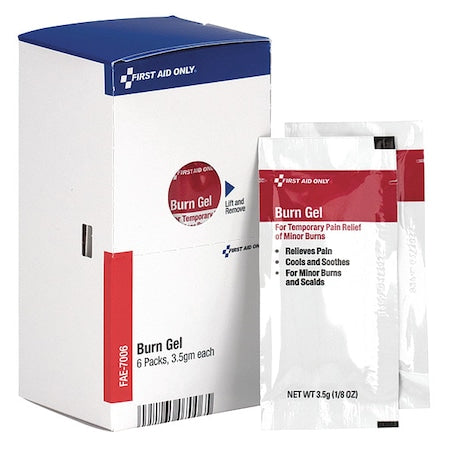 Topical Burn Gel, 0.123 oz, PK6