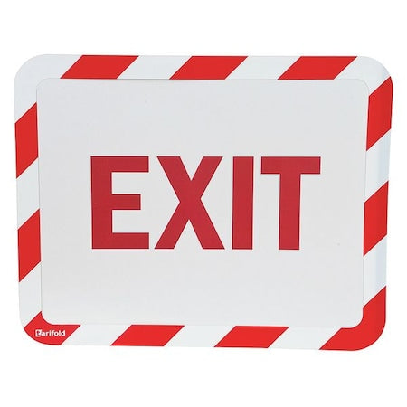 Sign Holder, 9 3/4 in x 12 1/8 in, PVC, PK2