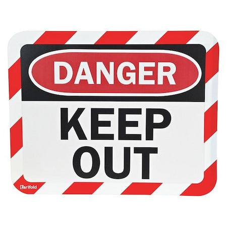 Sign Holder, 9 3/4 in x 12 1/8 in, PVC, PK2