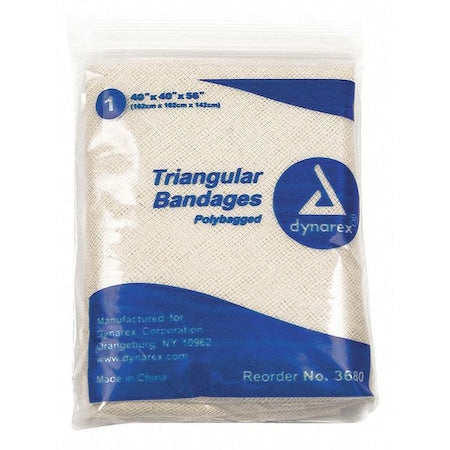 Triangular Bandage, Cotton, 40inx56in, PK12