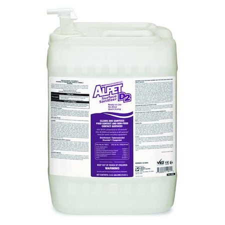Cleaner, Disinfectant and Sanitizer, 5 gal. Pail, Alcohol