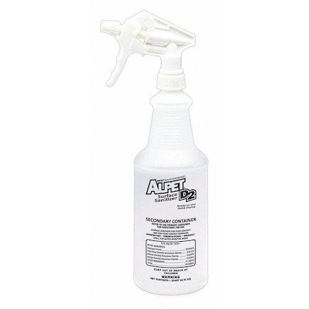 1 qt. Clear, Plastic Secondary Container, PK12