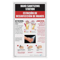 Bilingual Hand Sanitizing Poster