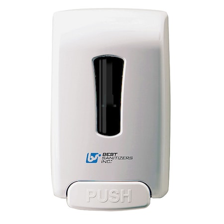 Hand Sanitizer Dispenser, 1250mL, White