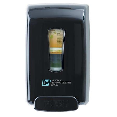 Hand Sanitizer Dispenser, 1250mL, Black