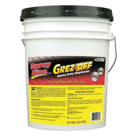 Degreaser, 5 Gal Pail, Liquid, Clear Orange