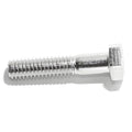 18-8, 3/8"-16 Hex Head Cap Screw, Plain Stainless Steel, 5 in L, 5 PK