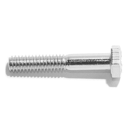 18-8, 1/4"-20 Hex Head Cap Screw, Plain Stainless Steel, 2-1/2 in L, 25 PK