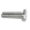 316, 5/16"-18 Hex Head Cap Screw, NL-19 Stainless Steel, 1 in L, 10 PK