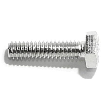 316, 5/16"-18 Hex Head Cap Screw, NL-19 Stainless Steel, 1 in L, 10 PK
