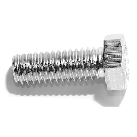 18-8, 1/2"-13 Hex Head Cap Screw, Plain Stainless Steel, 3/4 in L, 10 PK