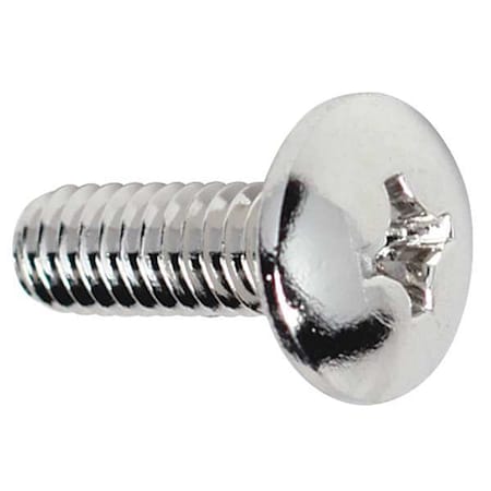 #8-32 x 3/8 in Phillips Truss Machine Screw, NL-19 18-8 Stainless Steel, 100 PK