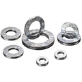 Wedge Lock Washer, For Screw Size 3/16 in Steel, Zinc Plated Finish, 200 PK