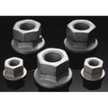 2-Piece Wedge Lock Nut, 1/2"-13, Steel, Grade 8, Zinc Plated, 50 PK