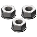 Heavy Hex with Washer Lock Nut, 3/4"-10, Steel, Grade 8, Black Oxide, 20 PK