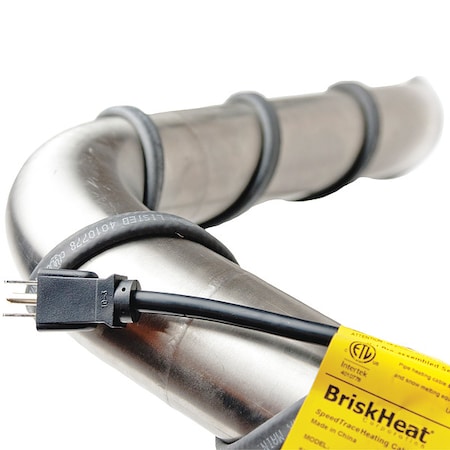 Heating Cord, 120VAC, 12 ft. L, 1.2 A