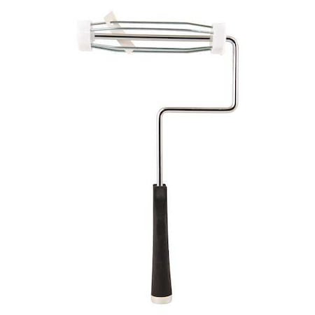 Paint Roller Frame, 5 Wire Cage, Plastic Handle, 7" Rollers