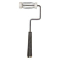 Paint Roller Frame, 5 Wire Cage, Plastic Handle, 4" Rollers