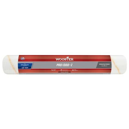 18" Paint Roller Cover, 1/2" Nap, Woven Fabric