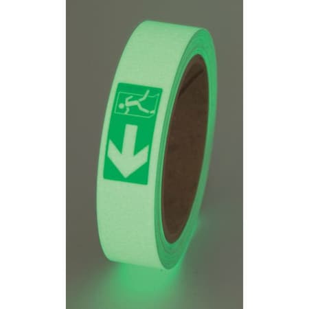 Glow-in-the-Dark Marking Tape, Exit Left