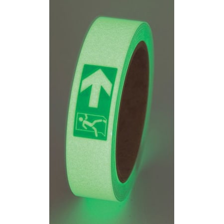 Glow-in-the-Dark Marking Tape, Exit Right
