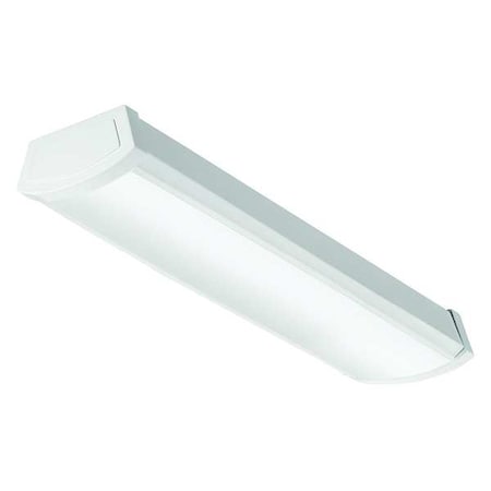 LED Wraparound Fixture, 2 ft L, 1400 lm