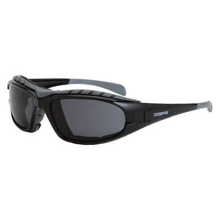 Diamond, Safety Glasses, Anti-Scratch, Gray Lens, Black Frame, Full-Frame