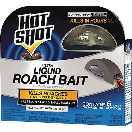 Roach Bait, 0.45 fl. oz., Liquid, PK6