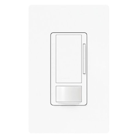 Vacancy Dimmer Snsr, Wall, White