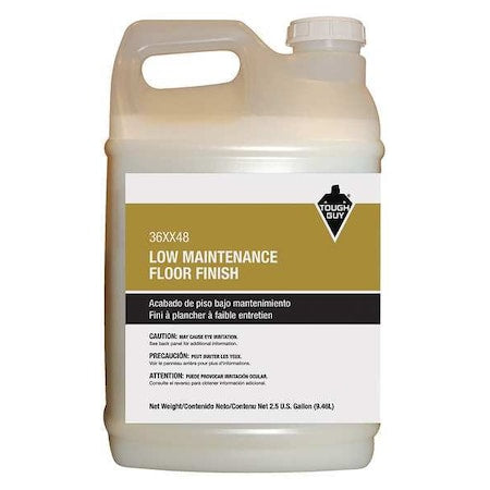 Floor Finish, 2.5 gal., Solid Content 0.18