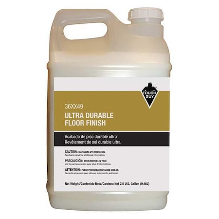 Floor Finish, 2.5 gal., Solid Content 0.24
