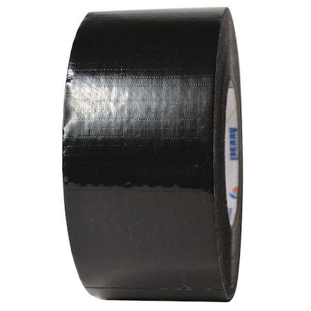 Duct Tape, Black, 60 yd L, 3-3/4 in W