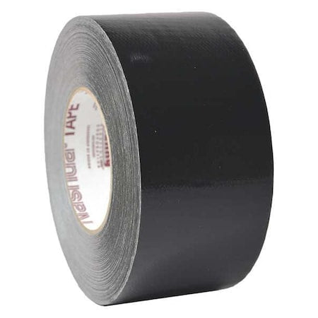 Duct Tape, Black, 60 yd L, 3-3/4 in W
