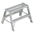 Sawhorse Ladder, Aluminum, 33-1/4" W, 25" H