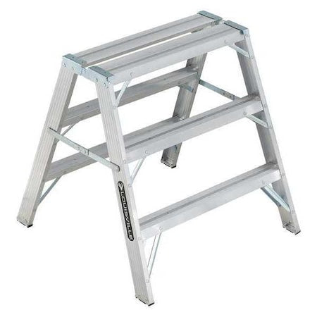 Sawhorse Ladder, Aluminum, 34" W x 37" H