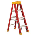 4 ft Fiberglass Stepladder, 300 lb Capacity