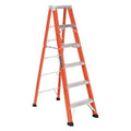 6 ft Fiberglass Stepladder, 375 lb Capacity