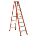 8 ft Fiberglass Stepladder, 375 lb Capacity