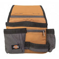 Framers Pouch, 11 Pocket, Gray/Tan, Heavy Duty, Padded Canvas, 11 Pockets