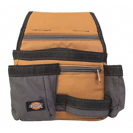 Framers Pouch, 11 Pocket, Gray/Tan, Heavy Duty, Padded Canvas, 11 Pockets