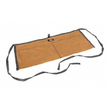 Canvas Apron, 2 Pocket, Gray/Tan, Heavy Duty Rip-Resistant Canvas, 2 Pockets