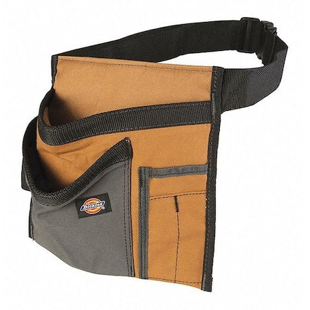 Diy Single Side Apron, 5 Pocket, Gray/Tan, 5 Pockets
